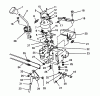 Toro 38545 (828) - 828 Power Shift Snowthrower, 1988 (8000001-8999999) Ersatzteile TRACTION LINKAGE ASSEMBLY