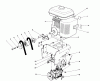 Toro 38545 (828) - 828 Power Shift Snowthrower, 1989 (9000001-9999999) Ersatzteile ENGINE ASSEMBLY