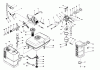 Toro 38545 (828) - 828 Power Shift Snowthrower, 1989 (9000001-9999999) Ersatzteile ENGINE NO. 63-3010 FUEL SYSTEM & MUFFLER (SERIAL NO. 9000101 THRU 9000330)