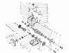 Toro 38545 (828) - 828 Power Shift Snowthrower, 1989 (9000001-9999999) Ersatzteile TRANSMISSION ASSEMBLY NO. 66-8030