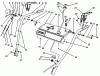 Toro 38555 (1028) - 1028 Power Shift Snowthrower, 1993 (3900001-3999999) Ersatzteile HANDLE ASSEMBLY