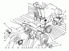 Toro 38555 (1028) - 1028 Power Shift Snowthrower, 1993 (3900001-3999999) Ersatzteile HOUSING & CHUTE ASSEMBLY