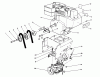 Toro 38555 (1028) - 1028 Power Shift Snowthrower, 1995 (59000001-59999999) Ersatzteile ENGINE ASSEMBLY