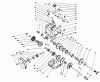 Toro 38555 (1028) - 1028 Power Shift Snowthrower, 1995 (59000001-59999999) Ersatzteile TRANSMISSION ASSEMBLY NO. 66-8030
