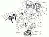 Toro 38555 (1028) - 1028 Power Shift Snowthrower, 1996 (69000001-69999999) Ersatzteile ENGINE ASSEMBLY