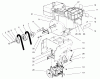 Toro 38555 (1028) - 1028 Power Shift Snowthrower, 1997 (790000001-799999999) Ersatzteile ENGINE ASSEMBLY