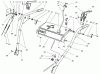 Toro 38555 (1028) - 1028 Power Shift Snowthrower, 1997 (790000001-799999999) Ersatzteile HANDLE ASSEMBLY