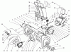 Toro 38555 (1028) - 1028 Power Shift Snowthrower, 1997 (790000001-799999999) Ersatzteile HOUSING & CHUTE ASSEMBLY