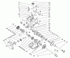 Toro 38555 (1028) - 1028 Power Shift Snowthrower, 1997 (790000001-799999999) Ersatzteile TRANSMISSION ASSEMBLY NO. 66-8030