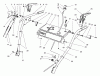 Toro 38555 (1028) - 1028 Power Shift Snowthrower, 1998 (890000001-899999999) Ersatzteile HANDLE ASSEMBLY