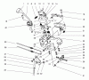 Toro 38555 (1028) - 1028 Power Shift Snowthrower, 1998 (890000001-899999999) Ersatzteile TRACTION LINKAGE ASSEMBLY