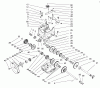 Toro 38555 (1028) - 1028 Power Shift Snowthrower, 1998 (890000001-899999999) Ersatzteile TRANSMISSION ASSEMBLY NO. 66-8030