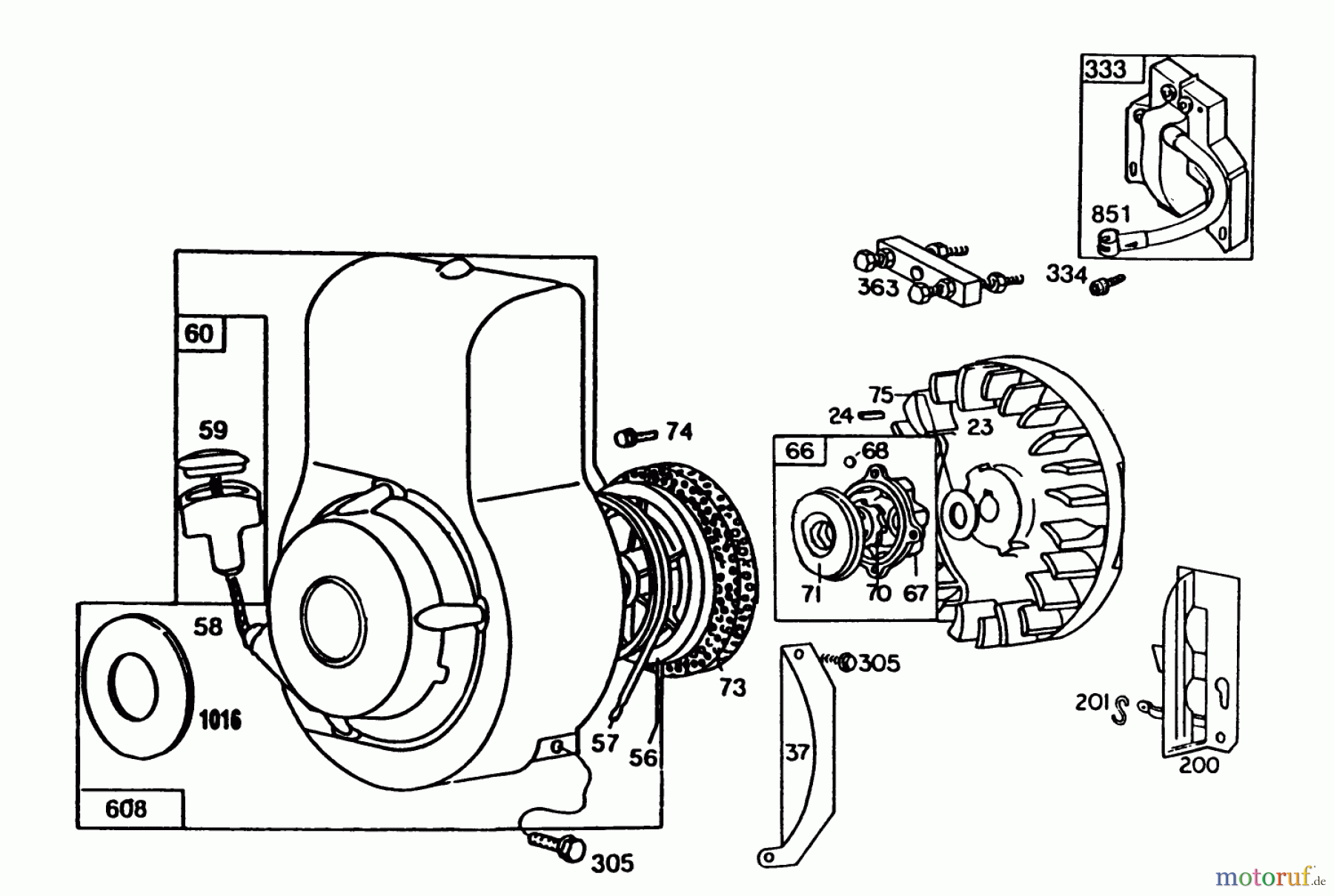 Toro Neu Edgers 58431 - Toro 3.5 hp Edger, 1989 (9000001-9999999) ENGINE BRIGGS & STRATTON MODEL NO. 80332 TYPE NO. 1655-01