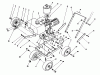 Toro 58431 - 3.5 hp Edger, 1989 (9000001-9999999) Ersatzteile FRAME ASSEMBLY