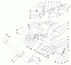 Toro 38559 (1028) - 1028 Power Shift Snowthrower, 1999 (99000001-99999999) Ersatzteile TRACTION DRIVE ASSEMBLY