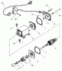 Toro 38559 (1028) - 1028 Power Shift Snowthrower, 2000 (200000001-200999999) Ersatzteile ELECTRIC STARTER NO. 33329E (OPTIONAL ON: 38559)