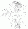 Toro 38559 (1028) - 1028 Power Shift Snowthrower, 2000 (200000001-200999999) Ersatzteile ENGINE AND TRANSMISSION ASSEMBLY