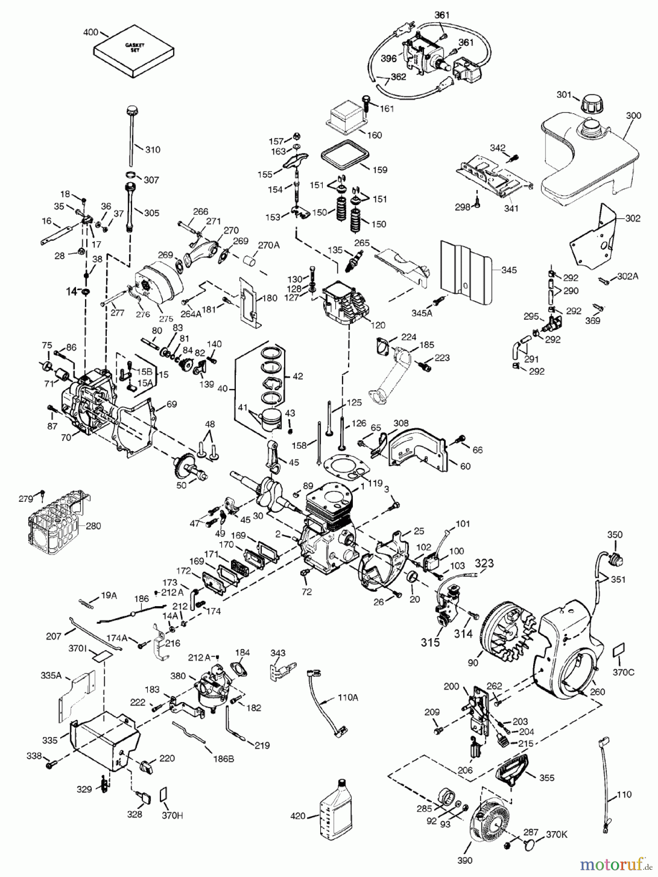 Toro Neu Snow Blowers/Snow Throwers Seite 1 38559 (1028) - Toro 1028 Power Shift Snowthrower, 2000 (200000001-200999999) ENGINE TECUMSEH OHSK100-221606A (ONLY ON: 38560)