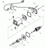 Toro 38560 (1028) - 1028 Power Shift Snowthrower, 2002 (220000001-220999999) Ersatzteile ELECTRIC STARTER NO. 33329E (OPTIONAL ON: 38559)