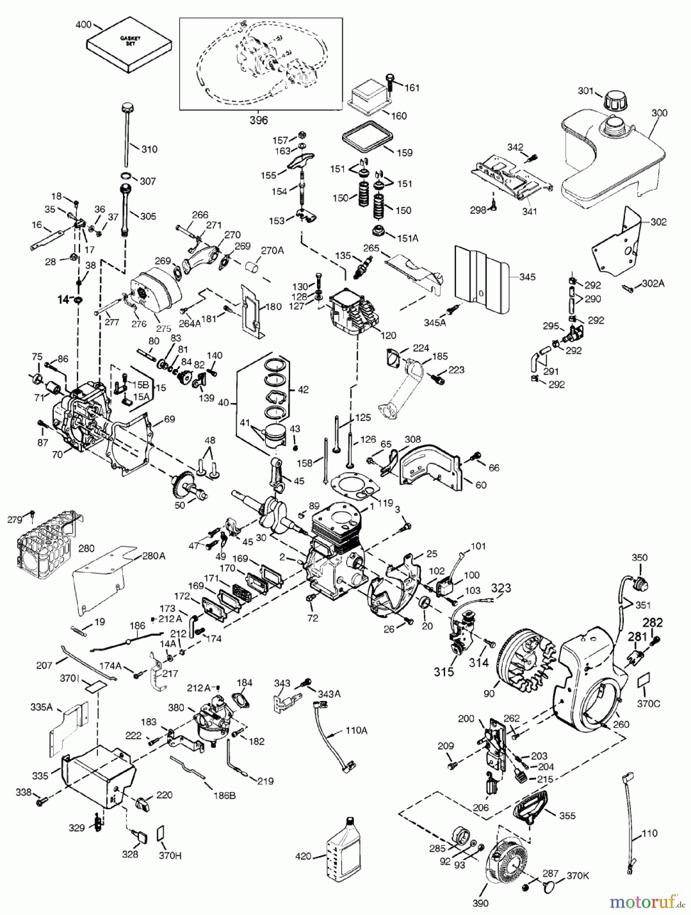  Toro Neu Snow Blowers/Snow Throwers Seite 1 38559 (1028) - Toro 1028 Power Shift Snowthrower, 2002 (220000001-220999999) ENGINE TECUMSEH OHSK100-221607B (ONLY ON: 38559)