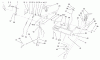 Toro 38560 (1028) - 1028 Power Shift Snowthrower, 2002 (220000001-220999999) Ersatzteile HANDLE AND CONTROL ASSEMBLY