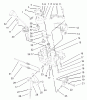 Toro 38559 (1028) - 1028 Power Shift Snowthrower, 2004 (240000001-240999999) Ersatzteile POWER SHIFT CONTROL ASSEMBLY