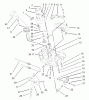 Toro 38560 (1028) - 1028 Power Shift Snowthrower, 2004 (240000001-240999999) Ersatzteile POWER SHIFT CONTROL ASSEMBLY