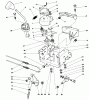 Toro 38580 (1132) - 1132 Power Shift Snowthrower, 1988 (8000001-8999999) Ersatzteile TRACTION LINKAGE ASSEMBLY