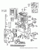 Toro 38580 (1132) - 1132 Power Shift Snowthrower, 1989 (9000001-9999999) Ersatzteile ENGINE BRIGGS & STRATTON MODEL 252416 TYPE 0756-01 & 0757-01 (MODEL NO. 38580 & 38565) #1
