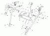 Toro 38580 (1132) - 1132 Power Shift Snowthrower, 1989 (9000001-9999999) Ersatzteile HANDLE ASSEMBLY