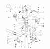 Toro 38580 (1132) - 1132 Power Shift Snowthrower, 1989 (9000001-9999999) Ersatzteile TRACTION LINKAGE ASSEMBLY