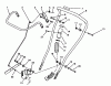 Toro 58431 - 3.5 hp Edger, 1991 (1000001-1999999) Ersatzteile HANDLE ASSEMBLY