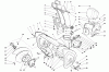 Toro 38566 (1132) - 1132 Power Shift Snowthrower, 1990 (0000001-0999999) Ersatzteile HOUSING & CHUTE ASSEMBLY