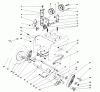 Toro 38566 (1132) - 1132 Power Shift Snowthrower, 1990 (0000001-0999999) Ersatzteile TRACTION DRIVE ASSEMBLY