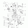 Toro 38566 (1132) - 1132 Power Shift Snowthrower, 1990 (0000001-0999999) Ersatzteile TRACTION LINKAGE ASSEMBLY