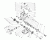 Toro 38566 (1132) - 1132 Power Shift Snowthrower, 1990 (0000001-0999999) Ersatzteile TRANAMISAION ASSEMBLY NO. 66-8030