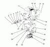 Toro 38566 (1132) - 1132 Power Shift Snowthrower, 1991 (1000001-1999999) Ersatzteile ENGINE ASSEMBLY