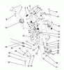 Toro 38566 (1132) - 1132 Power Shift Snowthrower, 1991 (1000001-1999999) Ersatzteile TRACTION LINKAGE ASSEMBLY
