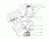 Toro 38566 (1132) - 1132 Power Shift Snowthrower, 1992 (2000001-2999999) Ersatzteile ENGINE ASSEMBLY