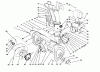 Toro 38566 (1132) - 1132 Power Shift Snowthrower, 1992 (2000001-2999999) Ersatzteile HOUSING & CHUTE ASSEMBLY