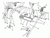 Toro 38580 (1132) - 1132 Power Shift Snowthrower, 1993 (3900001-3999999) Ersatzteile HANDLE ASSEMBLY