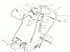 Toro 58432 - 2-Cycle Edger, 1988 (8000001-8999999) Ersatzteile HANDLE ASSEMBLY