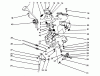 Toro 38580 (1132) - 1132 Power Shift Snowthrower, 1993 (3900001-3999999) Ersatzteile TRACTION LINKAGE ASSEMBLY