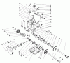 Toro 38580 (1132) - 1132 Power Shift Snowthrower, 1993 (3900001-3999999) Ersatzteile TRANSMISSION ASSEMBLY NO. 66-8030
