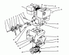 Toro 38566 (1132) - 1132 Power Shift Snowthrower, 1994 (49000001-49999999) Ersatzteile ENGINE ASSEMBLY