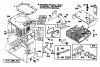 Toro 38566 (1132) - 1132 Power Shift Snowthrower, 1994 (49000001-49999999) Ersatzteile ENGINE BRIGGS & STRATTON MODELS 252416-0756-01 & 252416-0757-01 #1