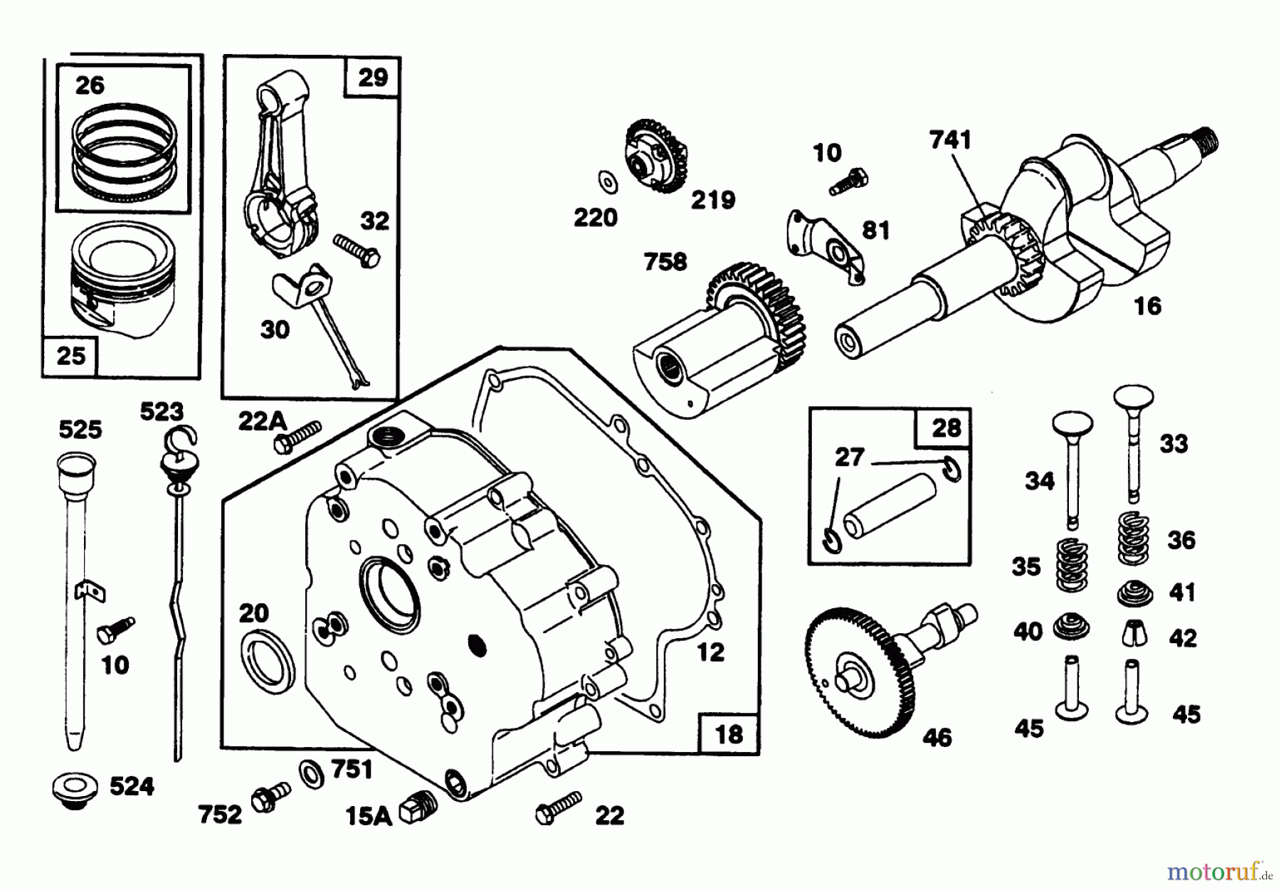 Toro Neu Snow Blowers/Snow Throwers Seite 1 38580 (1132) - Toro 1132 Power Shift Snowthrower, 1995 (5900001-5999999) ENGINE BRIGGS & STRATTON MODELS 252416-0756-01 & 252416-0757-01 #2