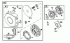 Toro 38566 (1132) - 1132 Power Shift Snowthrower, 1994 (49000001-49999999) Ersatzteile ENGINE BRIGGS & STRATTON MODELS 252416-0756-01 & 252416-0757-01 #6