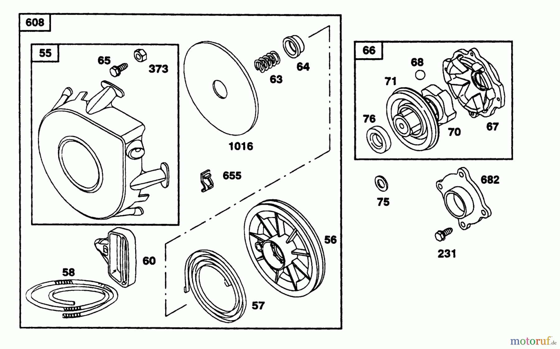 Toro Neu Snow Blowers/Snow Throwers Seite 1 38580 (1132) - Toro 1132 Power Shift Snowthrower, 1995 (5900001-5999999) ENGINE BRIGGS & STRATTON MODELS 252416-0756-01 & 252416-0757-01 #6