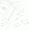 Toro 38567 (6053 R) - CCR 6053 R Quick Clear Snowthrower, 2012 (312000001-312999999) Ersatzteile HANDLE CHUTE CONTROL ASSEMBLY